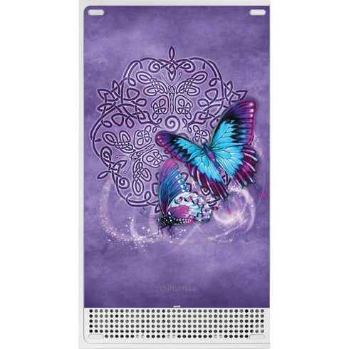 Butterfly Celtic Knot by Brigid Ashwood Xbox Series S Skins